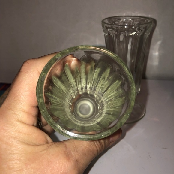 Vintage Clear Glass Soda Fountain Glasses - Picture 5 of 6